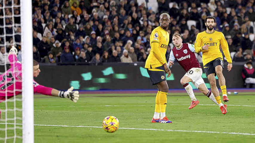 พรีเมียร์ลีกอังกฤษ : เวสต์แฮม VS วูล์ฟแฮมป์ตัน